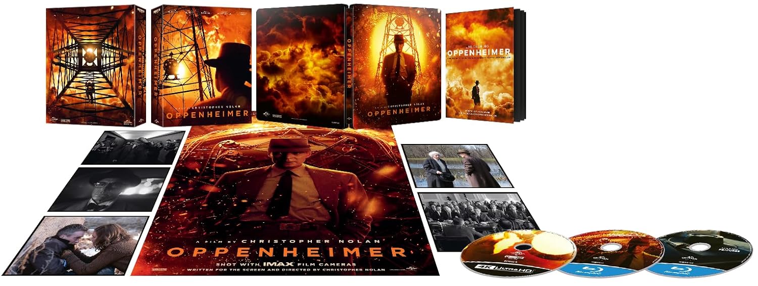 Oppenheimer Limited Edition 4K Steelbook - Italian Import