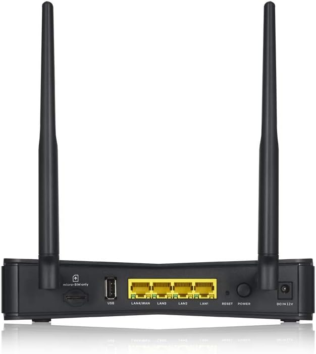 Zyxel Lte3301-Plus - Wireless Router - Wwan 4-Port Switch - 1Gbe - Wi-Fi 5 - Dual Band
