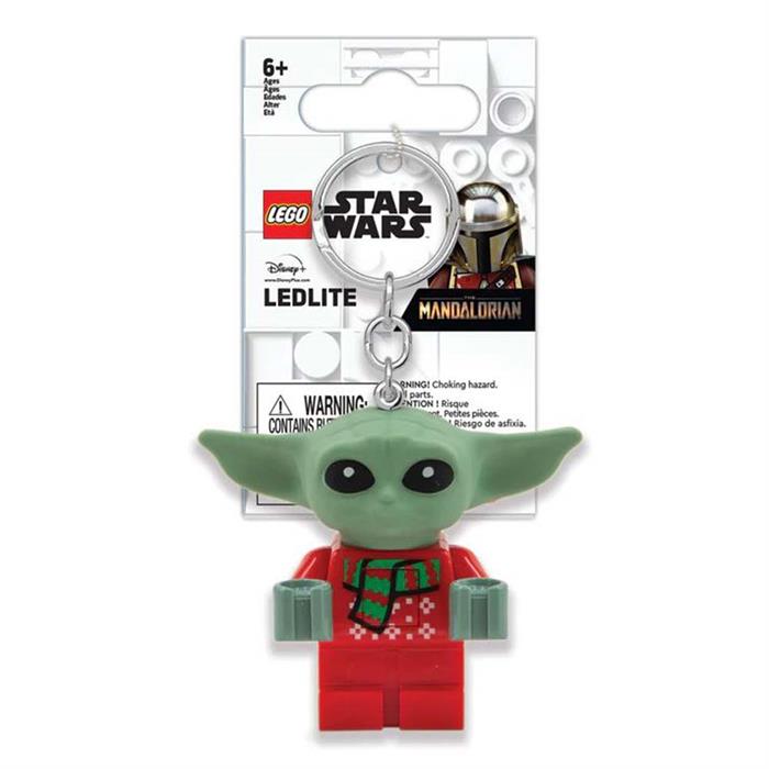 LEGO Star Wars The Mandalorian Keychain Light - Grogu Christmas Sweater