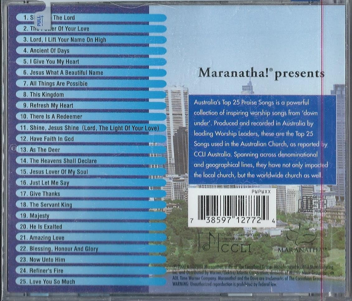 Australias Top 25 Praise Songs