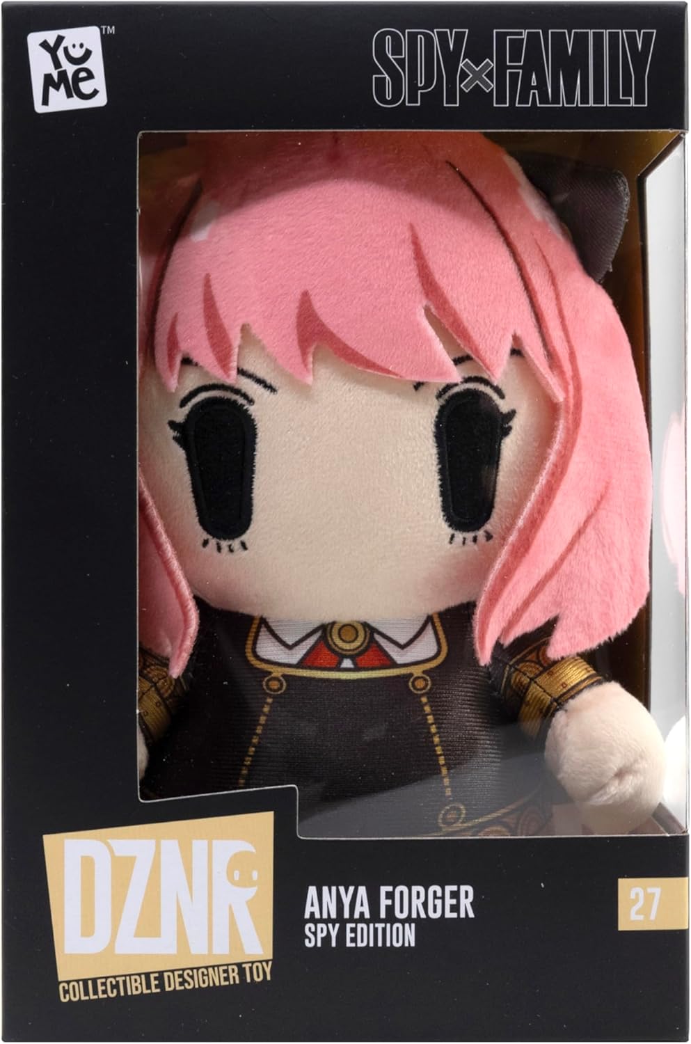 YuMe DNR Spy x Family Plush Toy - Anya Forger 7" Hero Box Collectable | Officially Licensed Manga Merchandise | Soft Toys Gift for Kids, Adults & Fans | Get all 3 Operation Strix Edition Plushies
