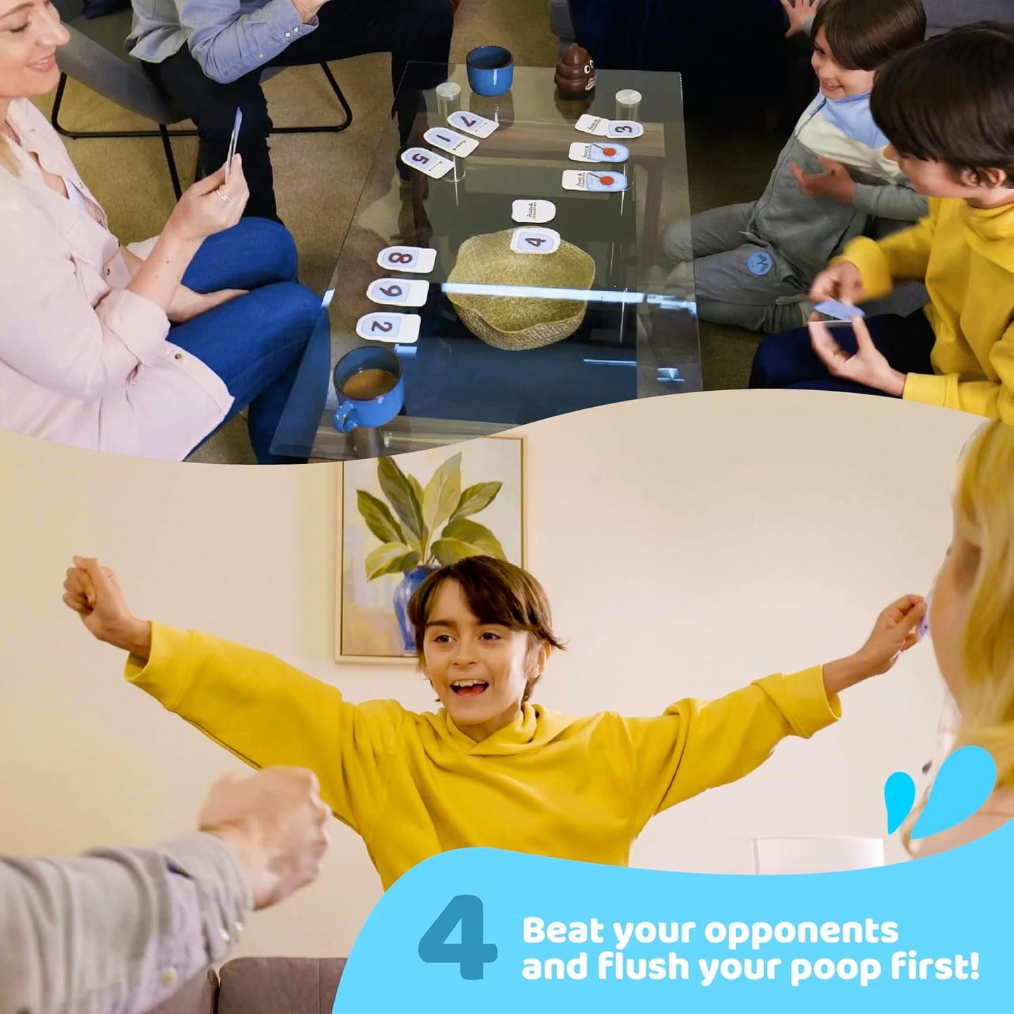 Bubblegum Stuff Poopy McPoopface - Flush Your Poop Before The Rest Of The Group - A Hilarious Game For Kids Who Love Toilet Humor - Family-Friendly Card Game - x48 Cards
