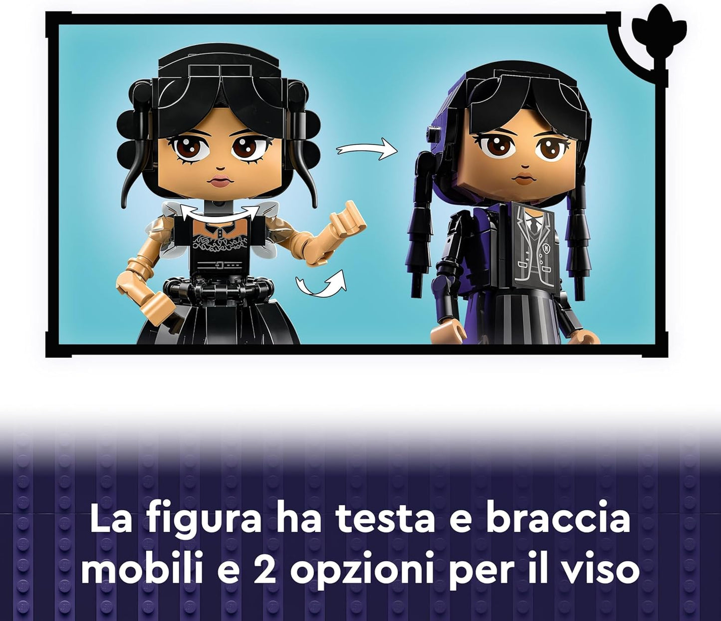 Legor Wednesday: Wednesday Addams Figure Toy Gift (76780)