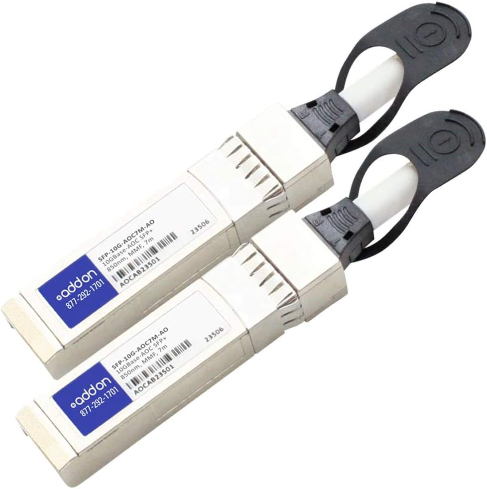 Addon 7M Cisco Compatible Sfp+ Aoc - Direct Attach Cable - Sfp+ To Sfp+ - 7 M - Fibre Optic - For Cisco Catalyst 3560, 3