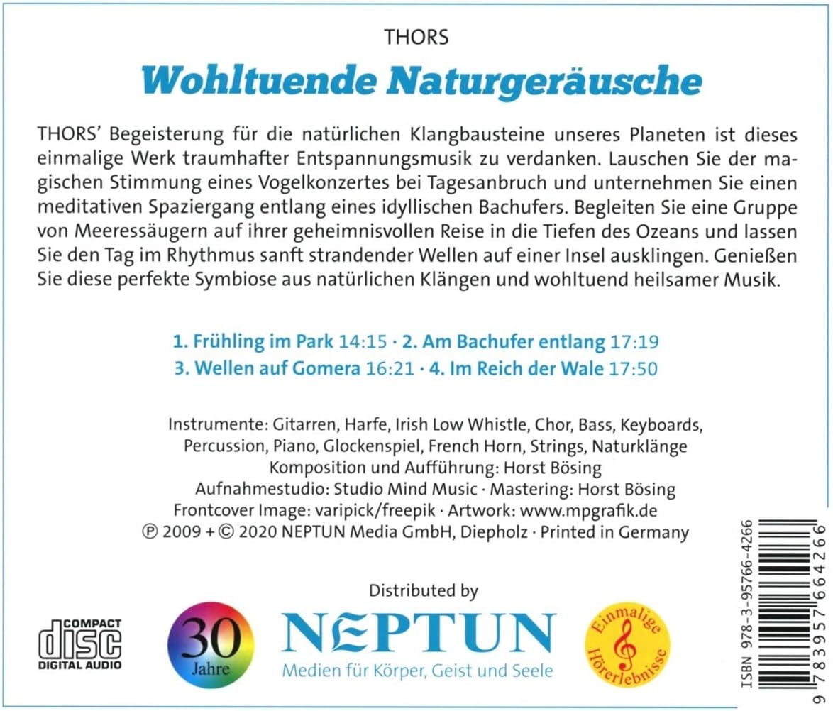 Wohltuende Naturgeräusche
