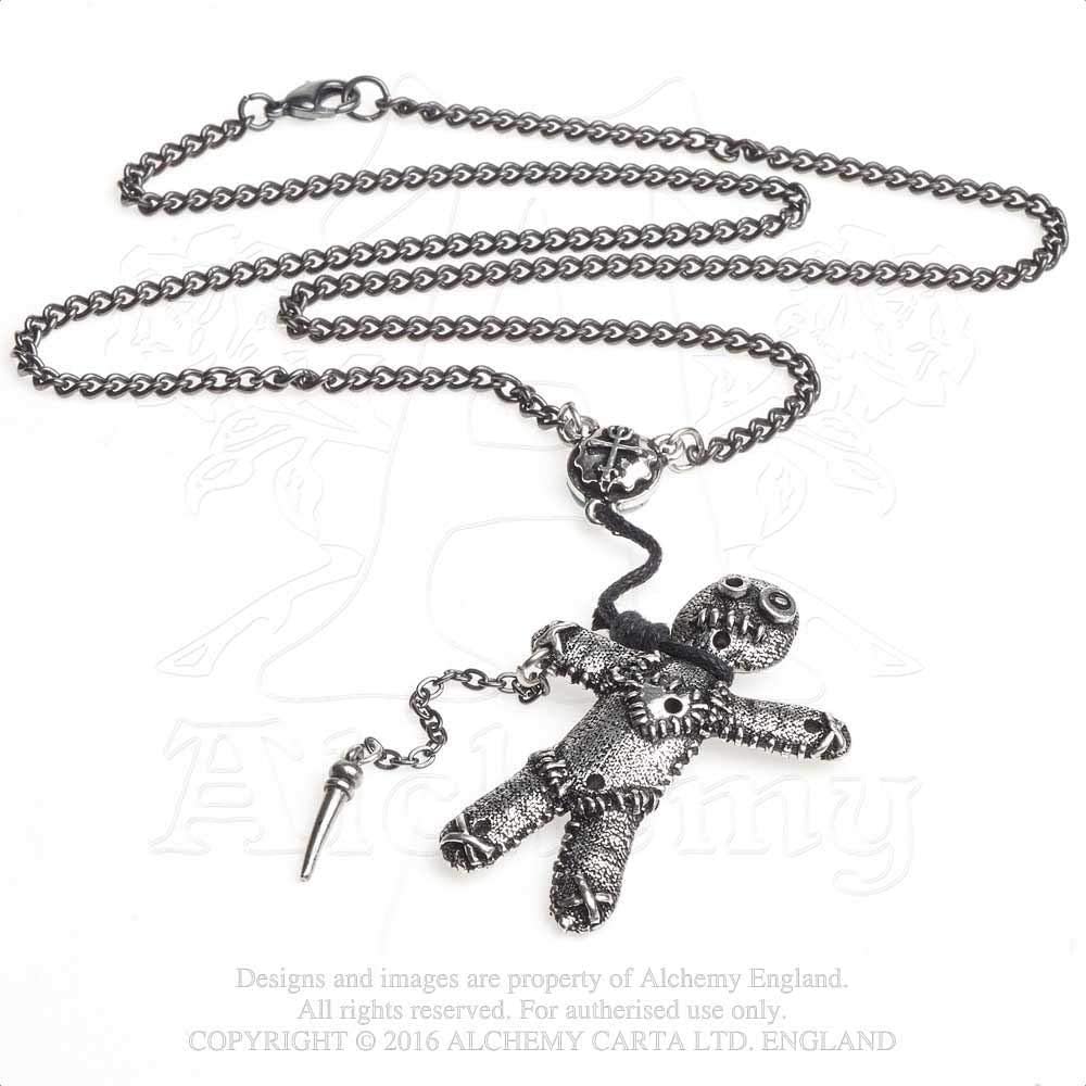 Alchemy Gothic VOO Doo Doll Women Necklace Standard, Pewter