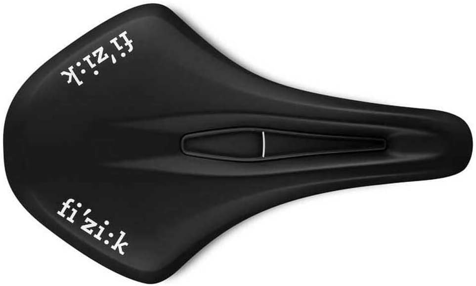 Fizik Terra Argo X5 Road Bike Saddle, Carbon Reinforced Shell with Alloy Rails, 140mm Width, Black