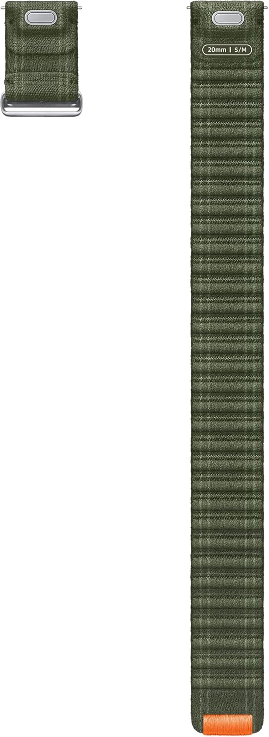 Samsung Galaxy Official Fabric Band (S/M) for Galaxy Watch7, Green Green S/M Fabric Band