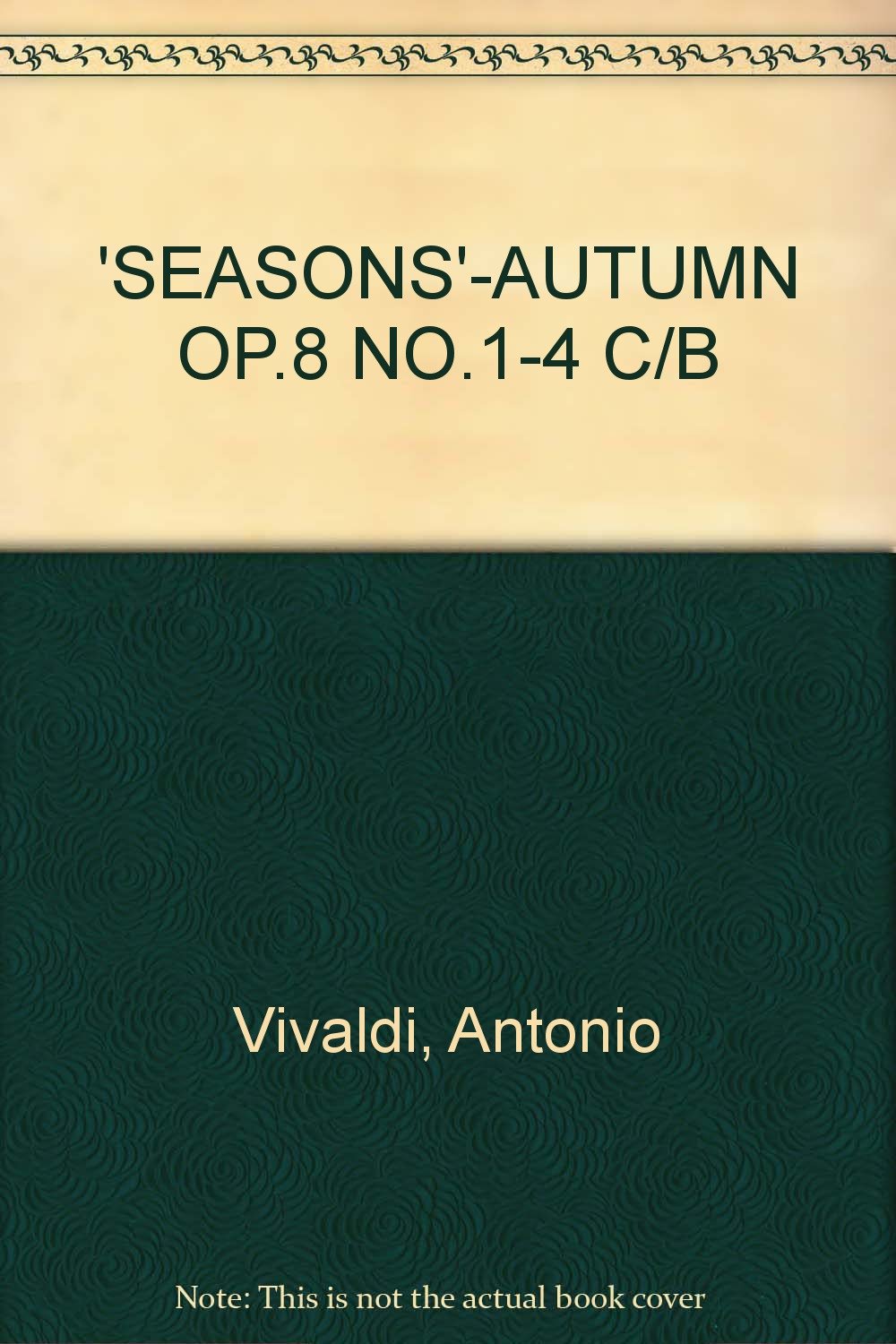 THE FOUR SEASONS, CONCERTI OP. 8 AUTUMN