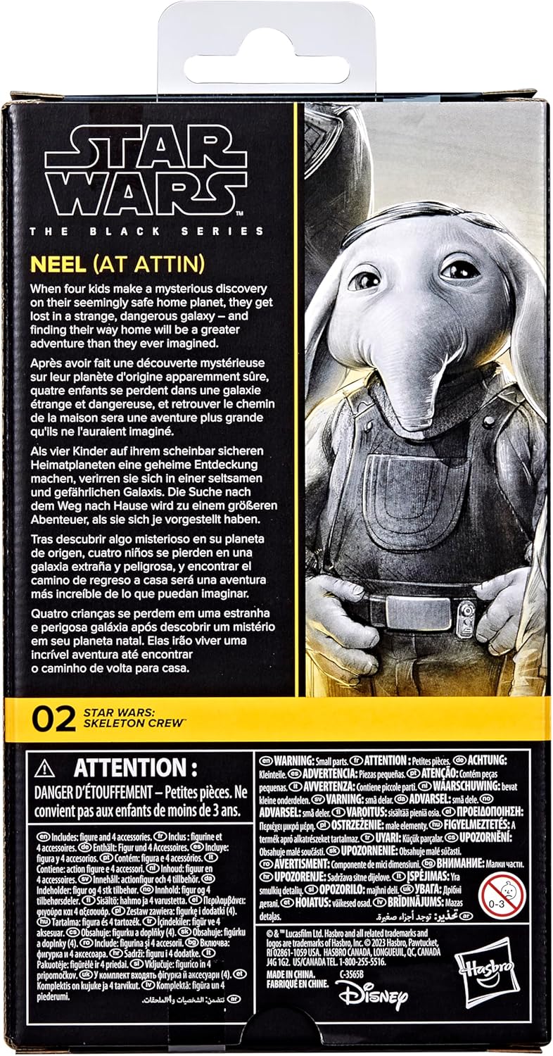 Star Wars The Black Series Neel (at Attin), Skeleton Crew Action-Figur (15 cm