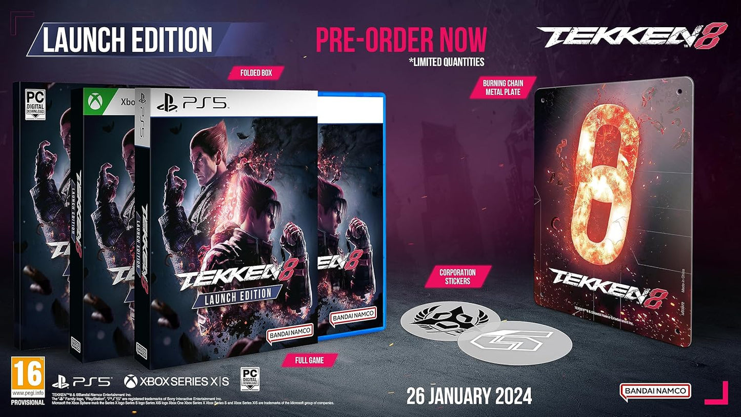Tekken 8: Launch Edition (PC Code in Box) Golden Joystick Nominee