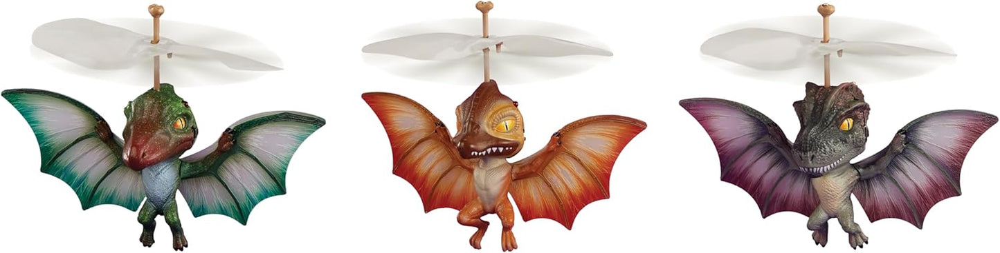 MGA Entertainment Gross-a-Saurus GrossMos Flying Dino Grün - Interaktives Dinosaurier-Spielzeug für Jungen und Mädchen, für Sammler und Kinder ab 6 Jahren