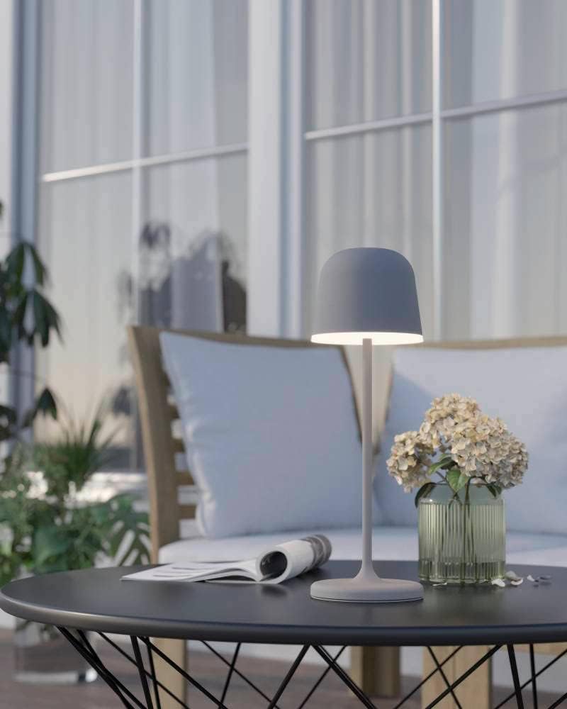 Eglo - Mannera Table Lamp - Gray - 34 Cm Tall, 11 Cm Diameter