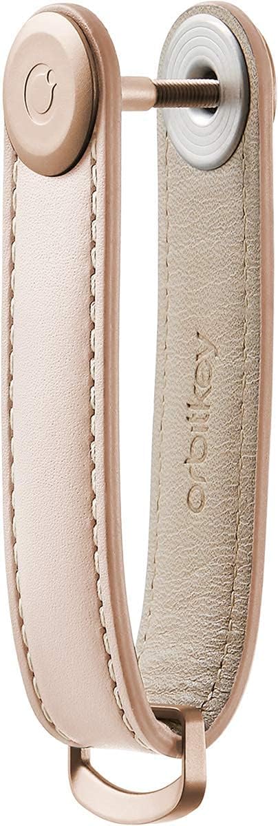 Orbitkey - Leather Key Organiser - Blush/Blush