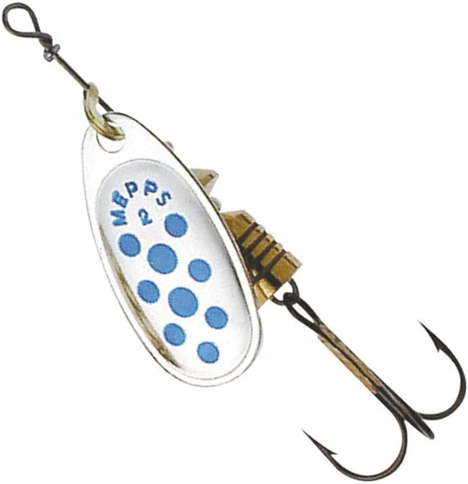 Mepps Mepps Comet Blue Dot Silver Size 2