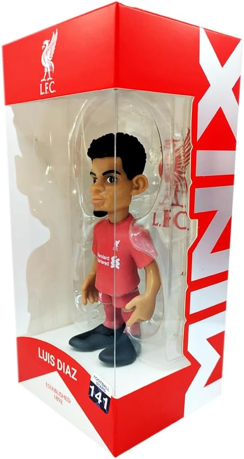 MINIX - Football Stars #141 - Liverpool - Luis Díaz 23 - Collectible Figure 12 cm