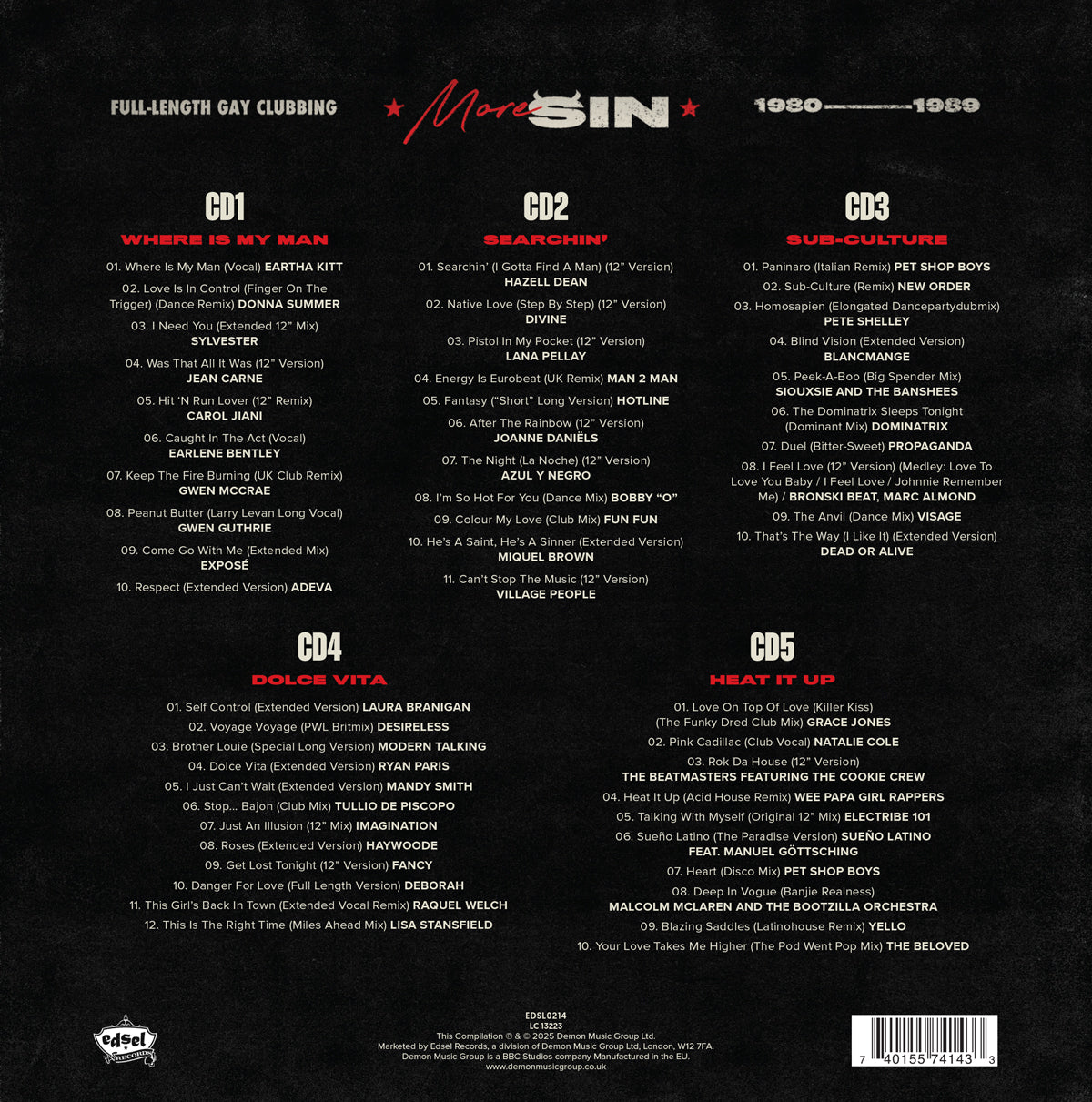 Disco Discharge Presents More Sin: Box of Sin 2