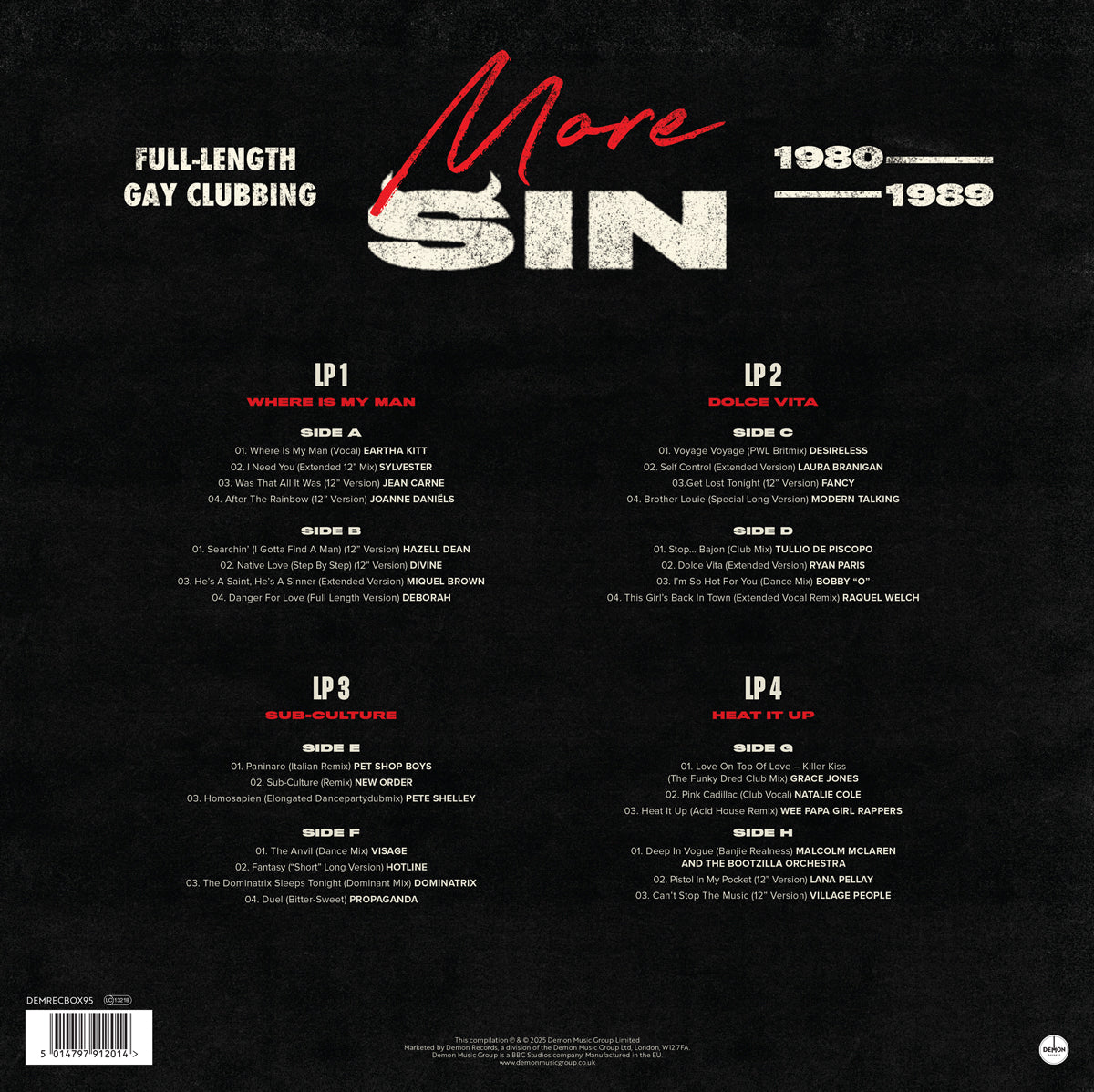 Disco Discharge Presents More Sin: Box of Sin 2