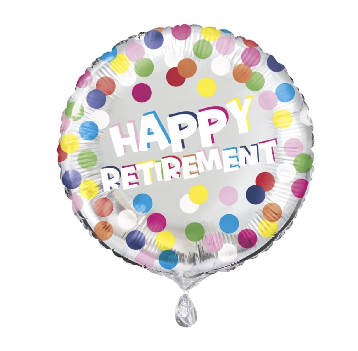 Unique Party 53751 - Palloncino per pensionamento, 45 cm, multicolore