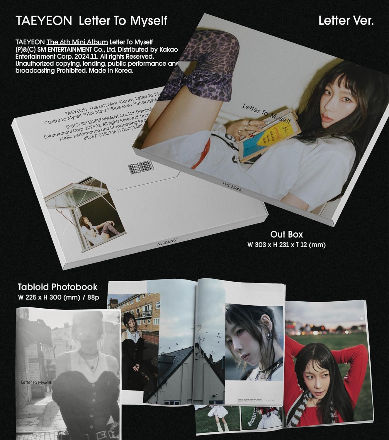 TAEYEON 6th Mini (Letter Ver.)(韓国盤)