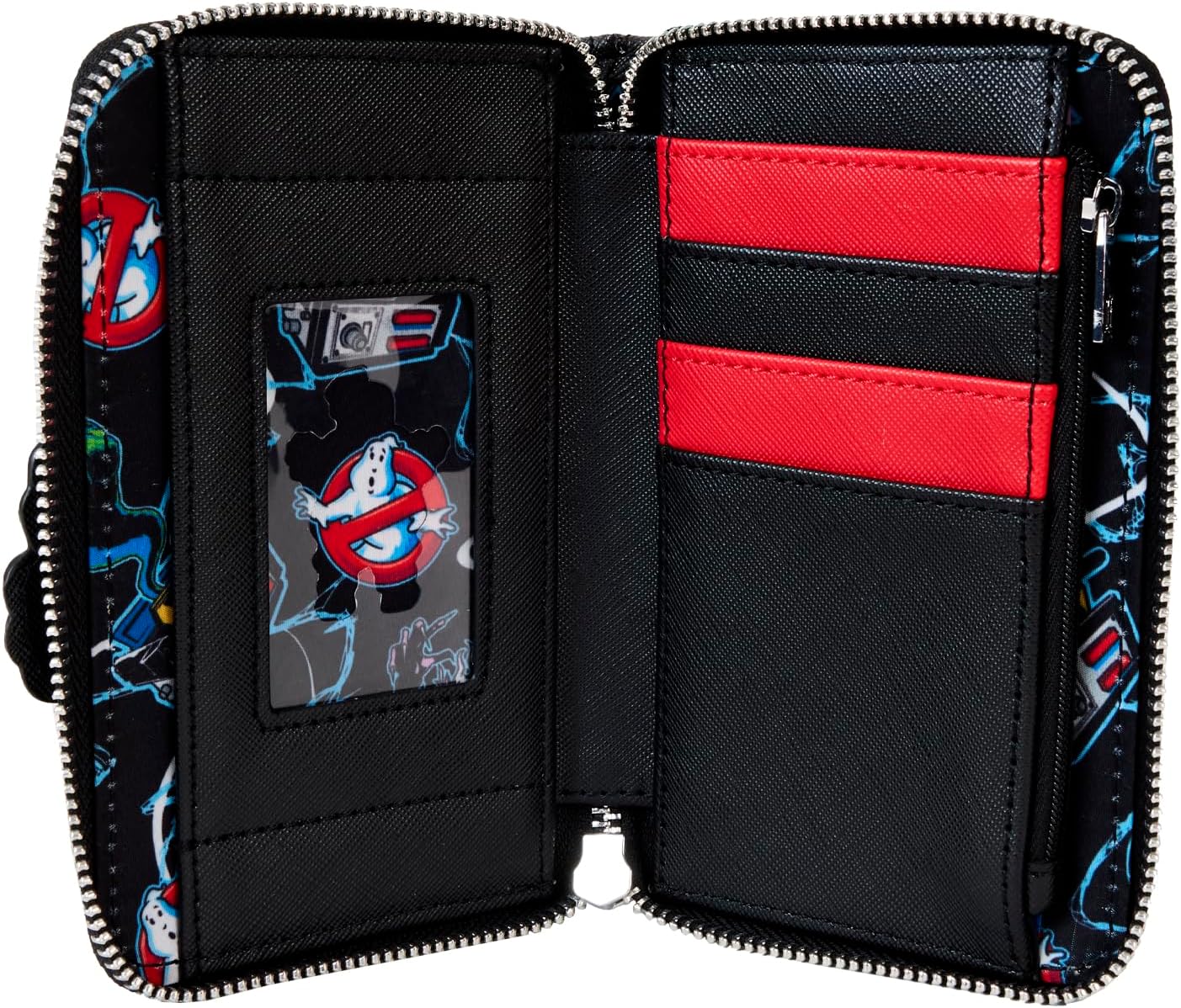 Loungefly Ghostbusters Ecto One Zip Around Wallet, Multicolor, Zip Around Wallet