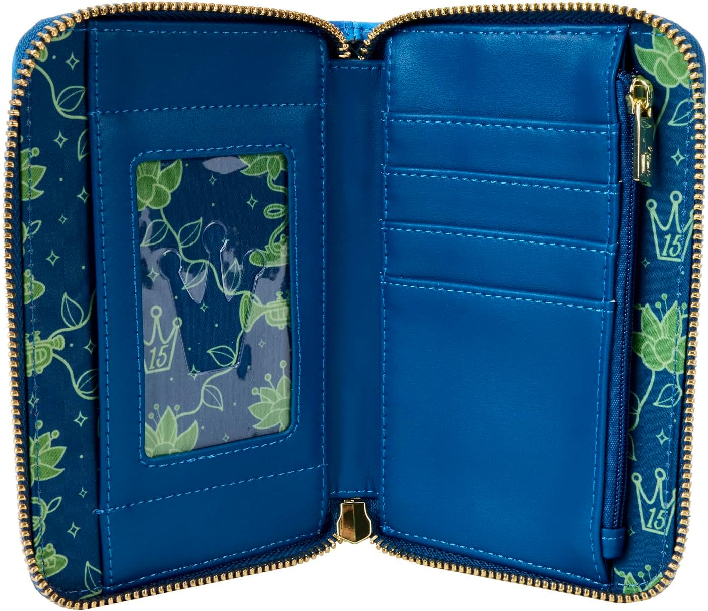 Loungefly Disney Princess and The Frog 15th Anniversary Zip Around Wallet