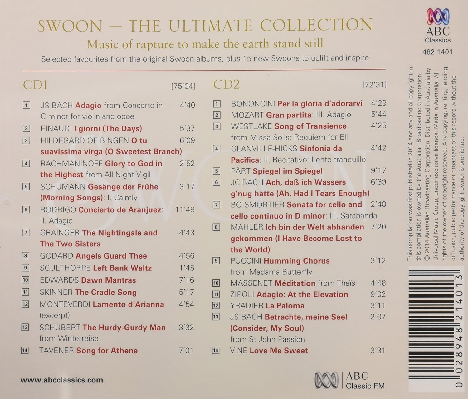 Swoon: The Ultimate Collection
