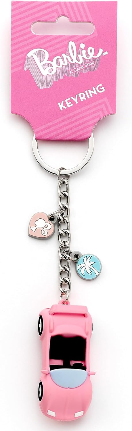 Barbie Carat Shop Auto-Schlüsselanhänger, rose, One size, Barbie Autosleutelhanger van The Carat Shop, roze, Eén maat, Barbie Car Keyring