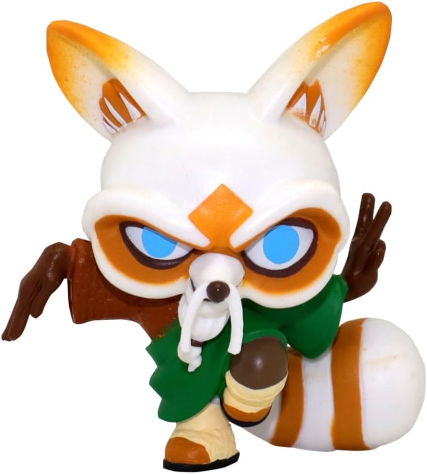 Kung Fu Panda, 6 Pack of 2.5" Collectible Figures, Glow in the Dark and Golden Variants, Villains and Heroes Bundle, Uniquely Posed, Suitable for 5 Years and up