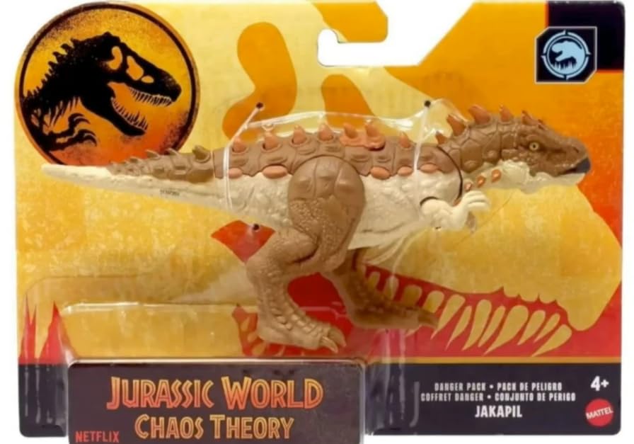 Jurassic World Chaos Theory Danger Pack Jakapil Action Figure Toy, Posable