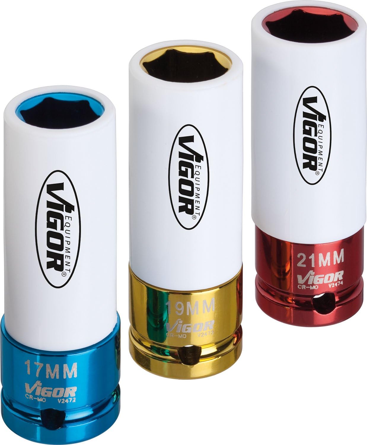 Vigor V2522 Kracht-Dopsleutelinzetset 1/2 (12.5 Mm) 3-Delig