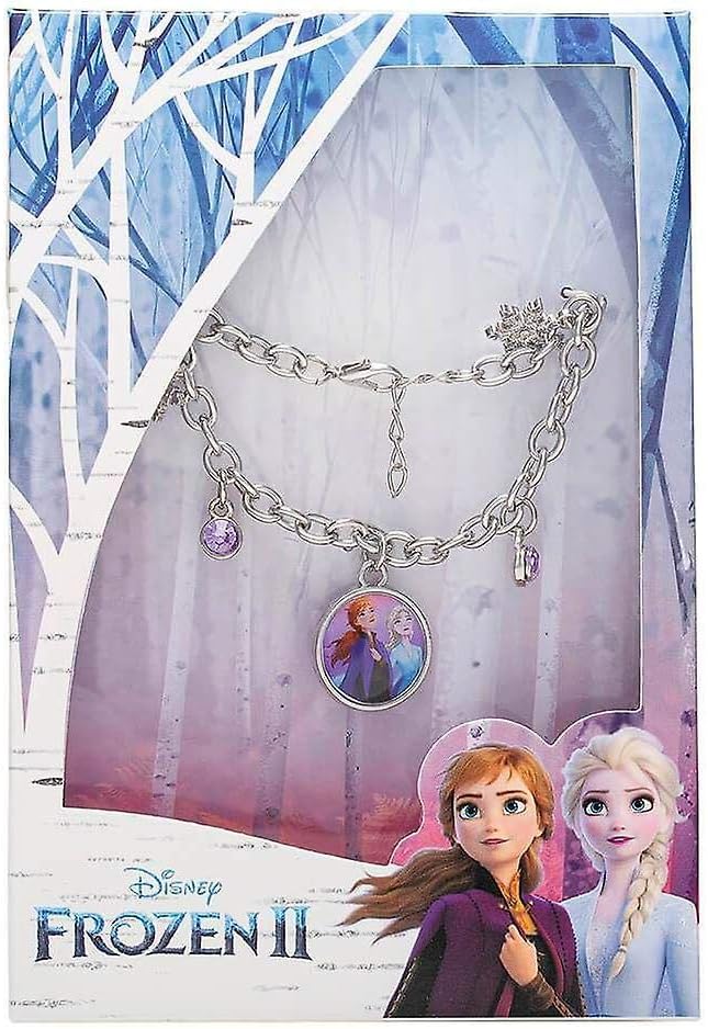Disney - Frozen II Anna & Elsa Multicoloured Enamel Costume Charm Bracelet
