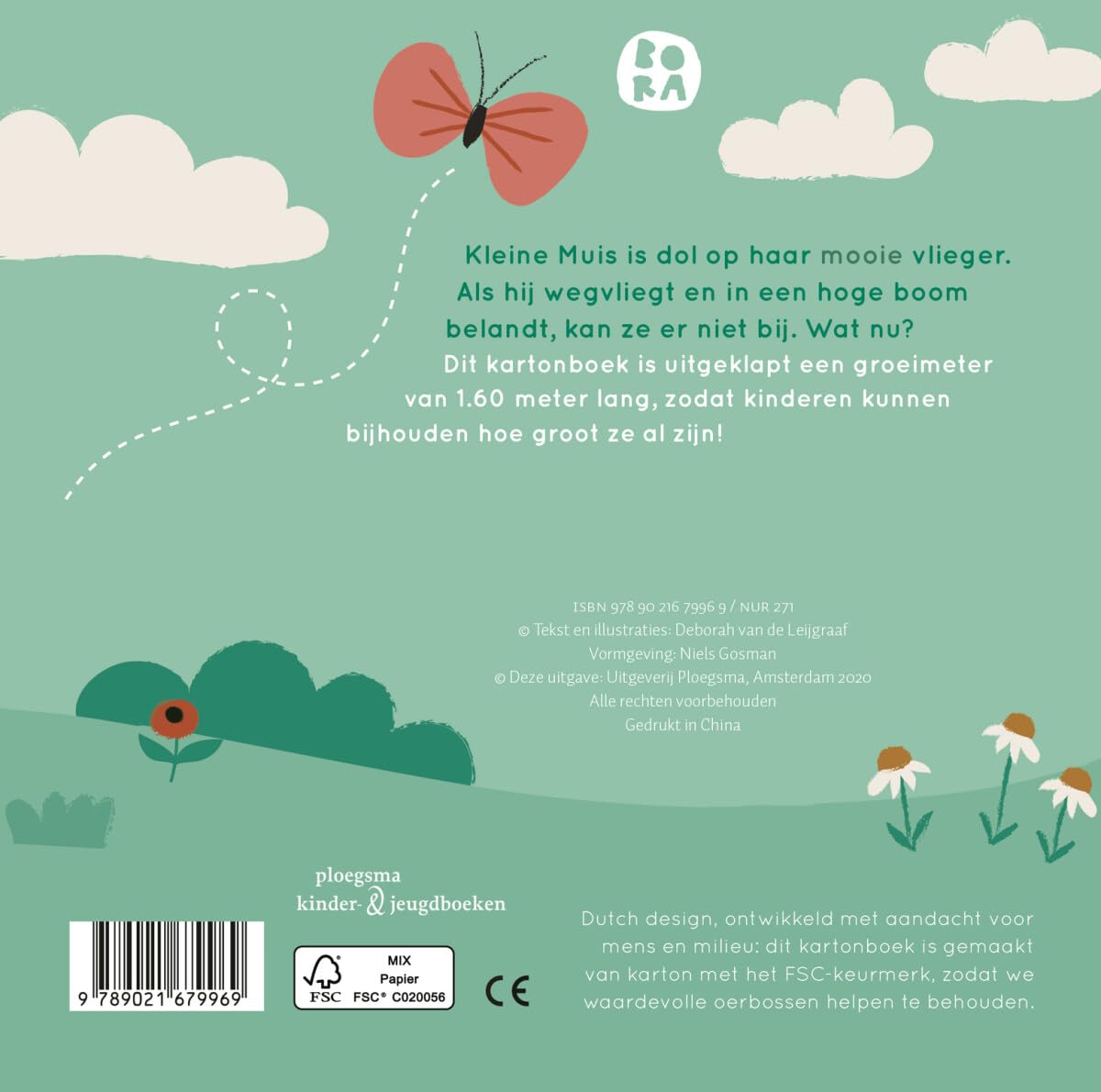 Kleine muis: Boek met groeimeter (BORA