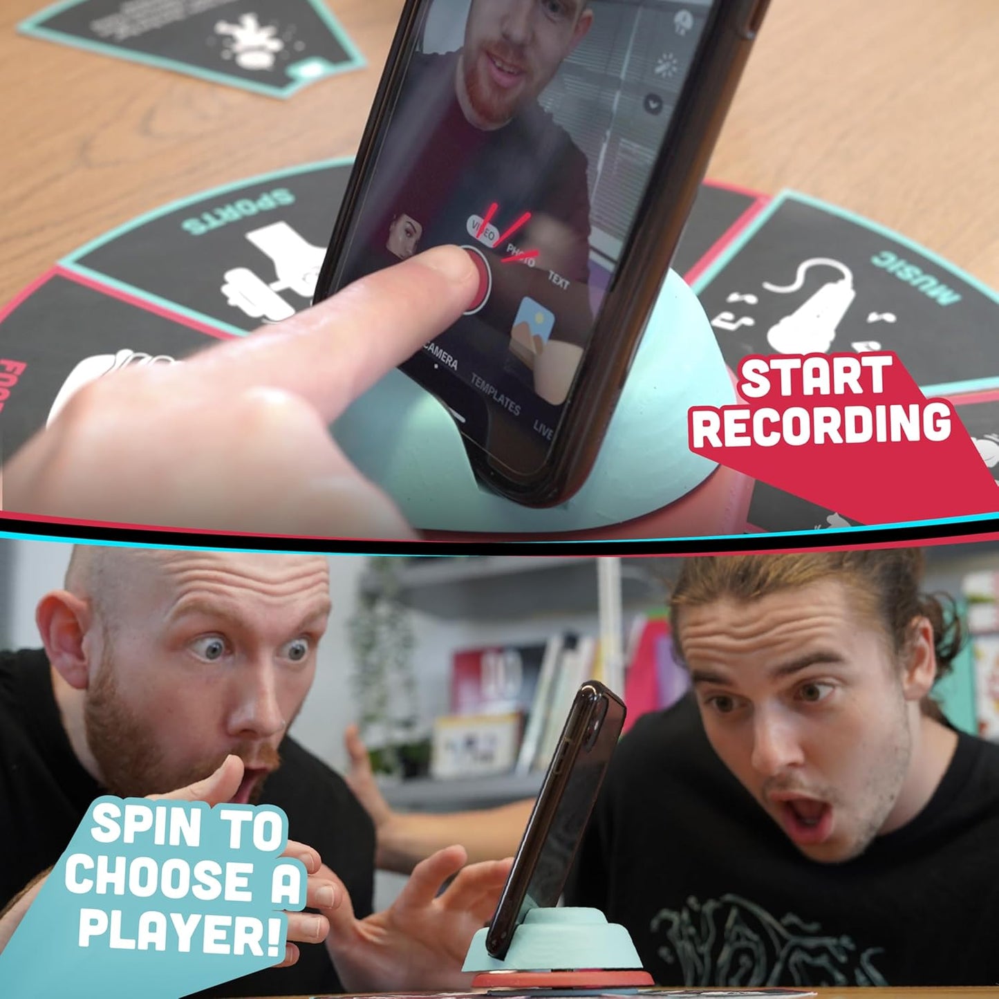 Bubblegum Stuff Give it a Whirl – The Ultimate Short Video Challenge Game – 120 Viral Challenges for Friends & Socials – Hilarious Party Fun for Content Creators & Wannabe Influencers – Ages 17+