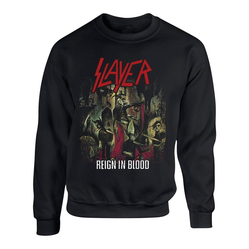 Plastichead Slayer - Reign IN Blood Long-Sleeved Pullover, multicoloured, S