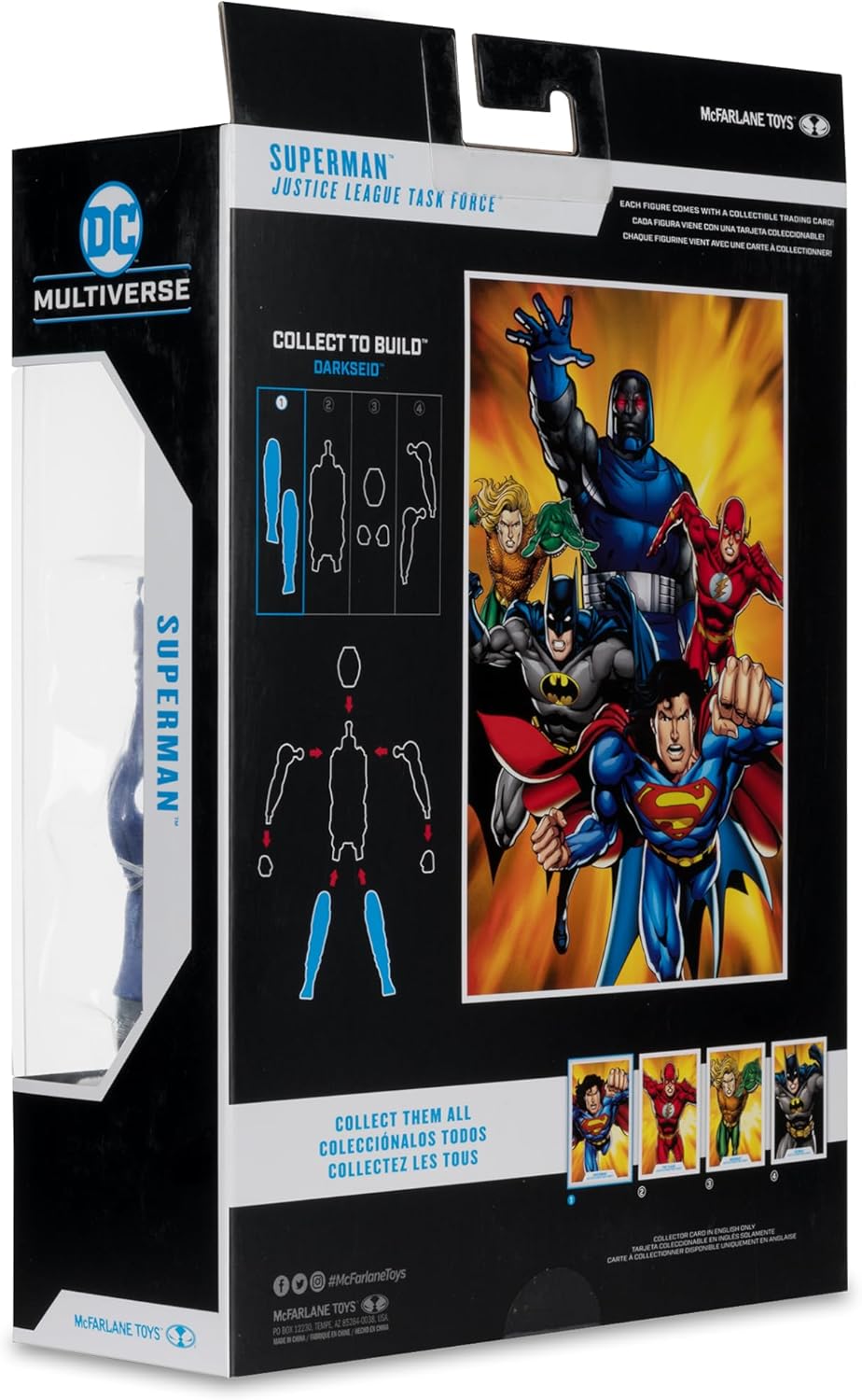 McFarlane Toys - DC Multiverse Superman (Justice League Task Force) 17,8 cm große Build-A Figur