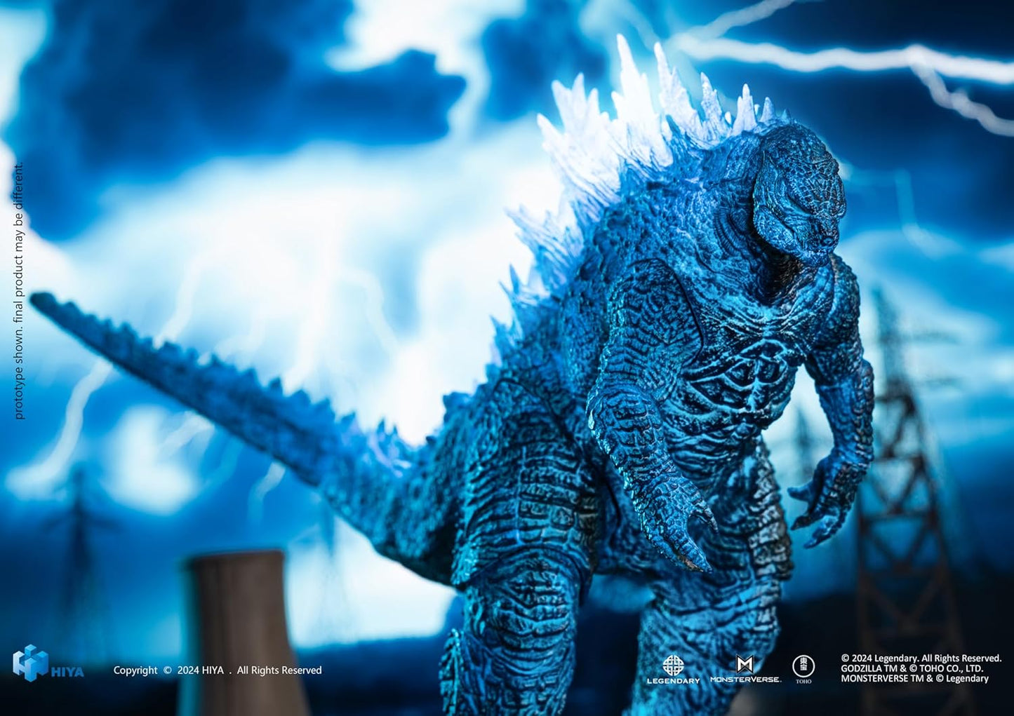 Hiya Toys Godzilla x Kong: The New Empire - Energized Godzilla Exquisite Basic Series Action Figure