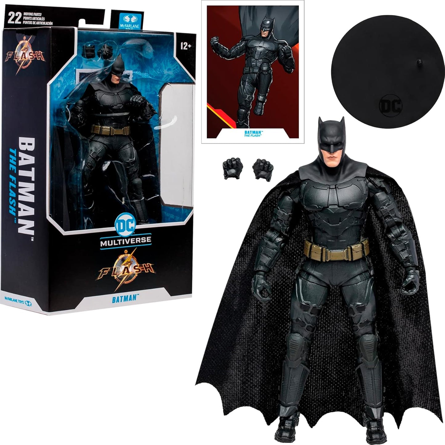 Lansay DC - The Flash Movie - Batman (Ben Affleck) 18 cm - Collectible Figure & Accessories - Comics Characters - Ages 12 and Above