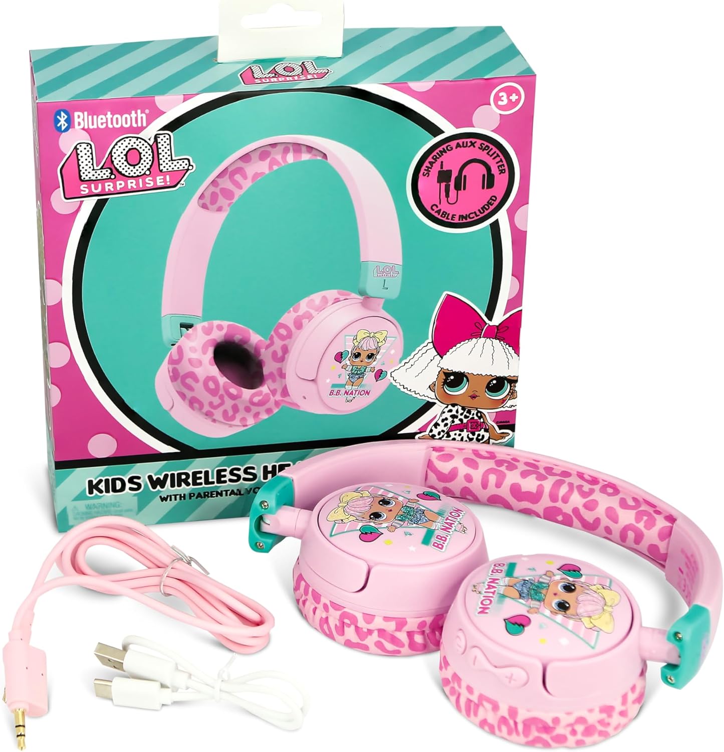 Otl - L.O.L. Surprise! B.B. Nation Kids Wireless Headphones