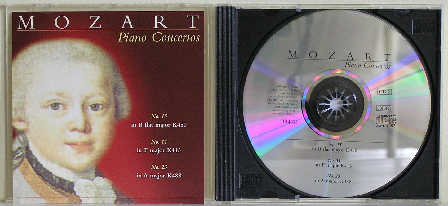 Mozart Pinao Concertos CD 2 (Audio-CD) gebr.