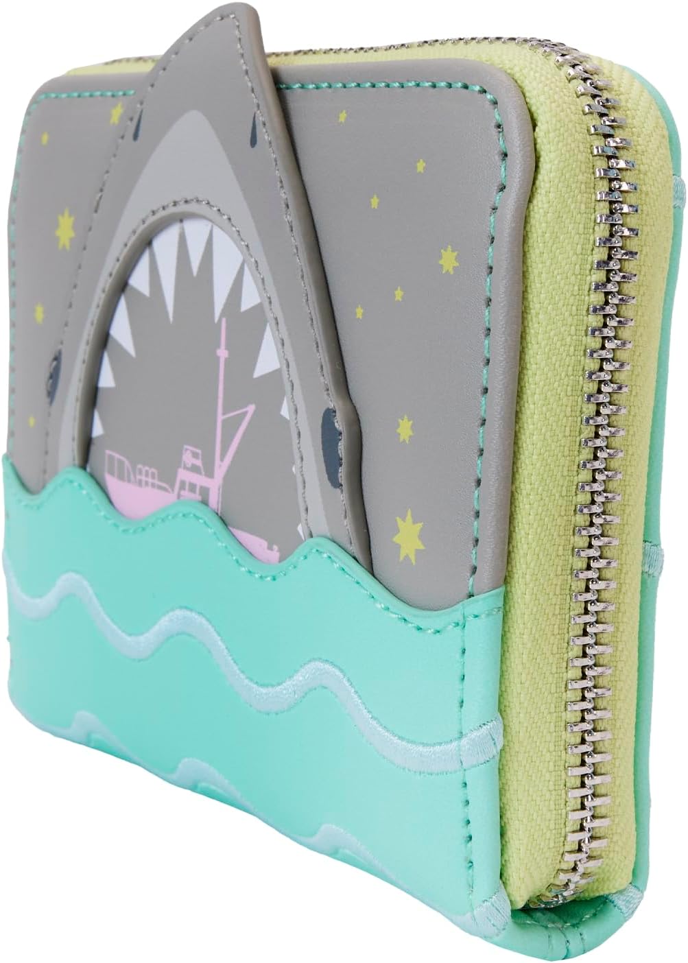Loungefly Jaws Zip Around Wallet, Multicolor, Zip Around Wallet