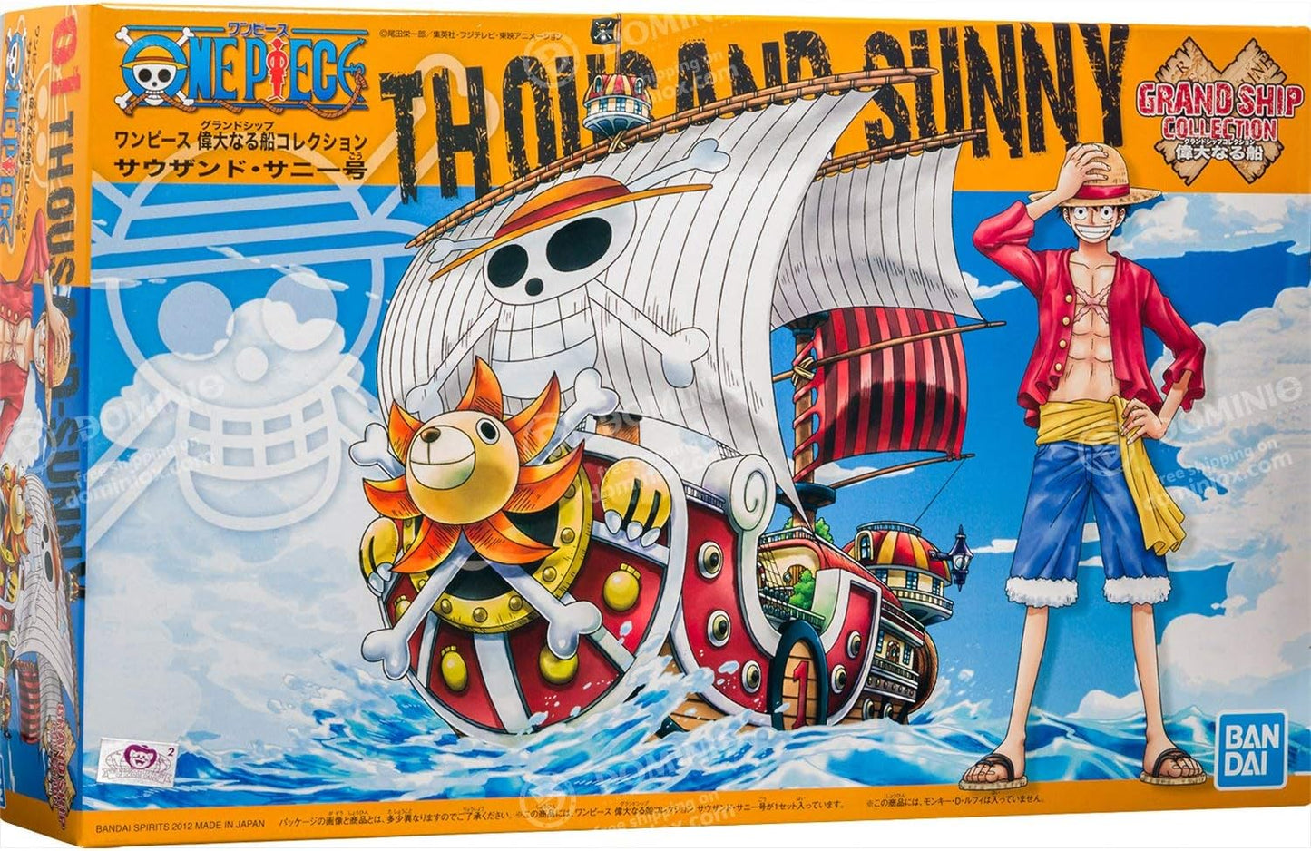 Bandai - Maquette One Piece - Thousand Sunny Grand Ship Collection 15cm - 4573102574268