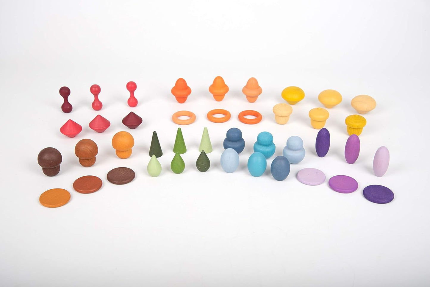 Houten Schatten - Set 42 Stuks