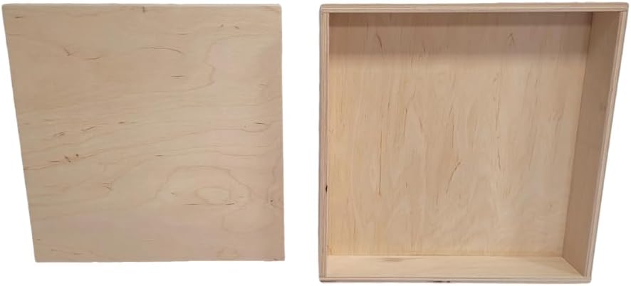 Houten Speelbak - 25 x 25 x 5 cm