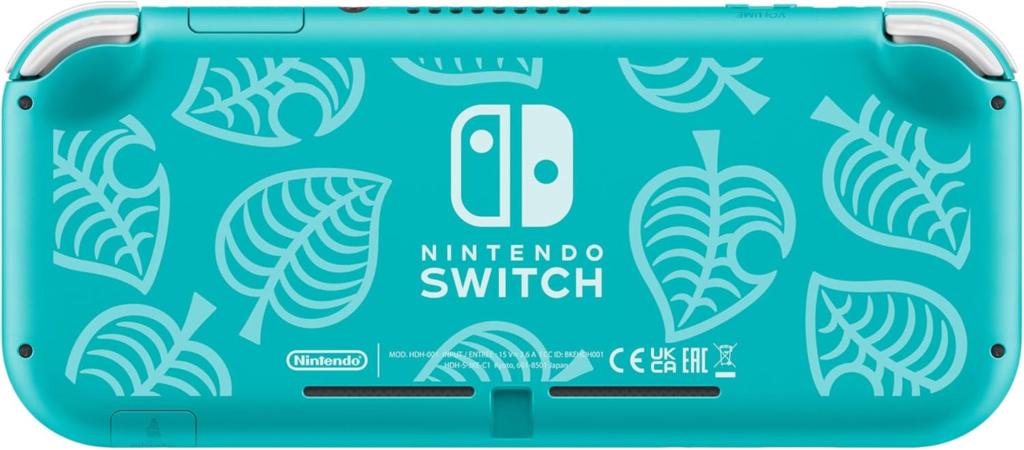 Nintendo Switch Lite Console Animal Crossing: New Horizons Timmy e Tommy Aloha edition (Turchese) con Gioco preinstallato e abbonamento 12 mesi Switch Online