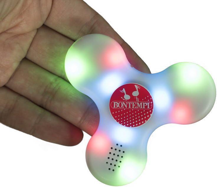 4M Bomtempi Spinner Wireless Speaker con Luci, Multicolore, 47 0120