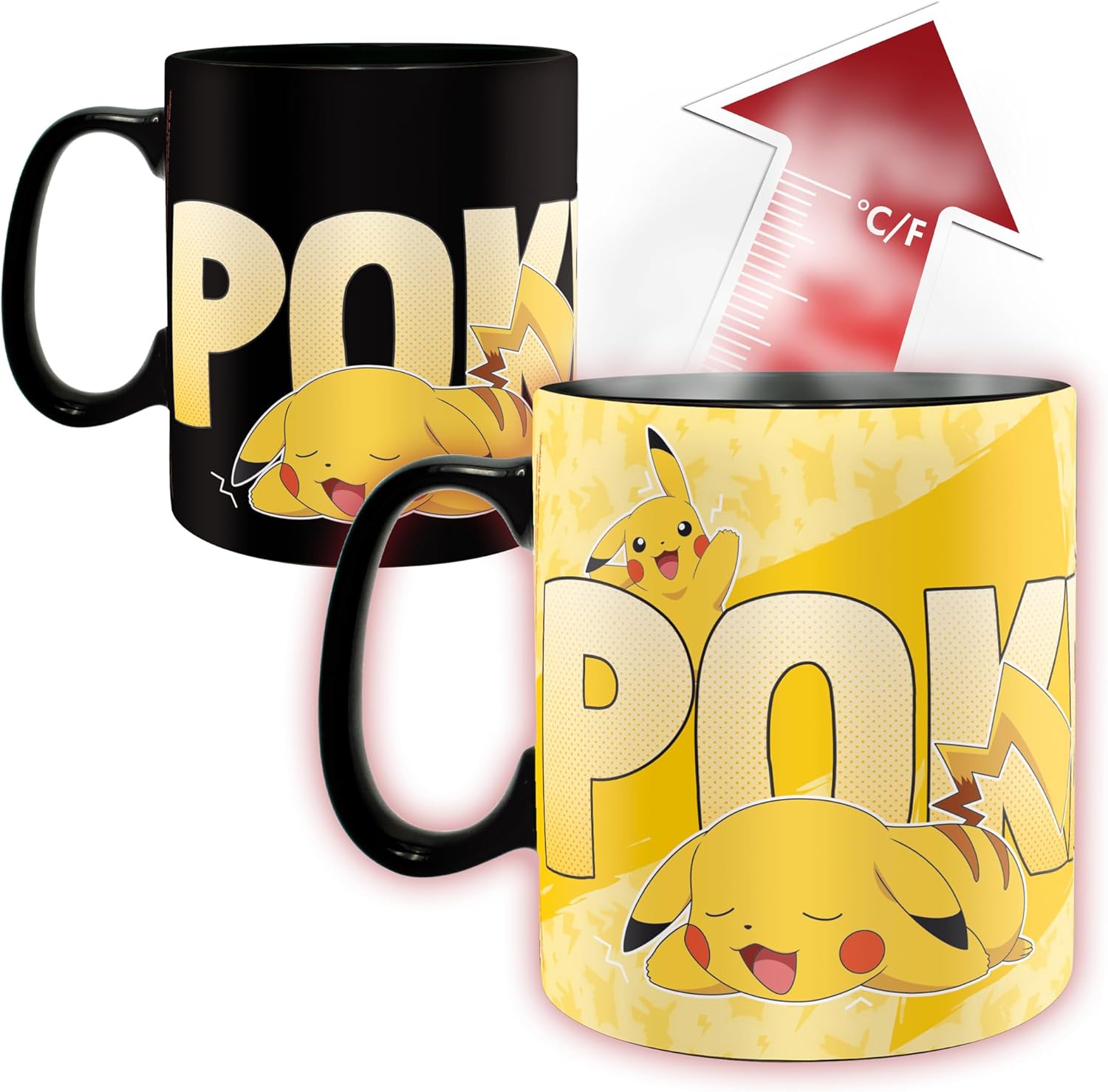 ABYSTYLE POKEMON - Set regalo in vetro XXL, con tazza HC e quaderno Pikachu