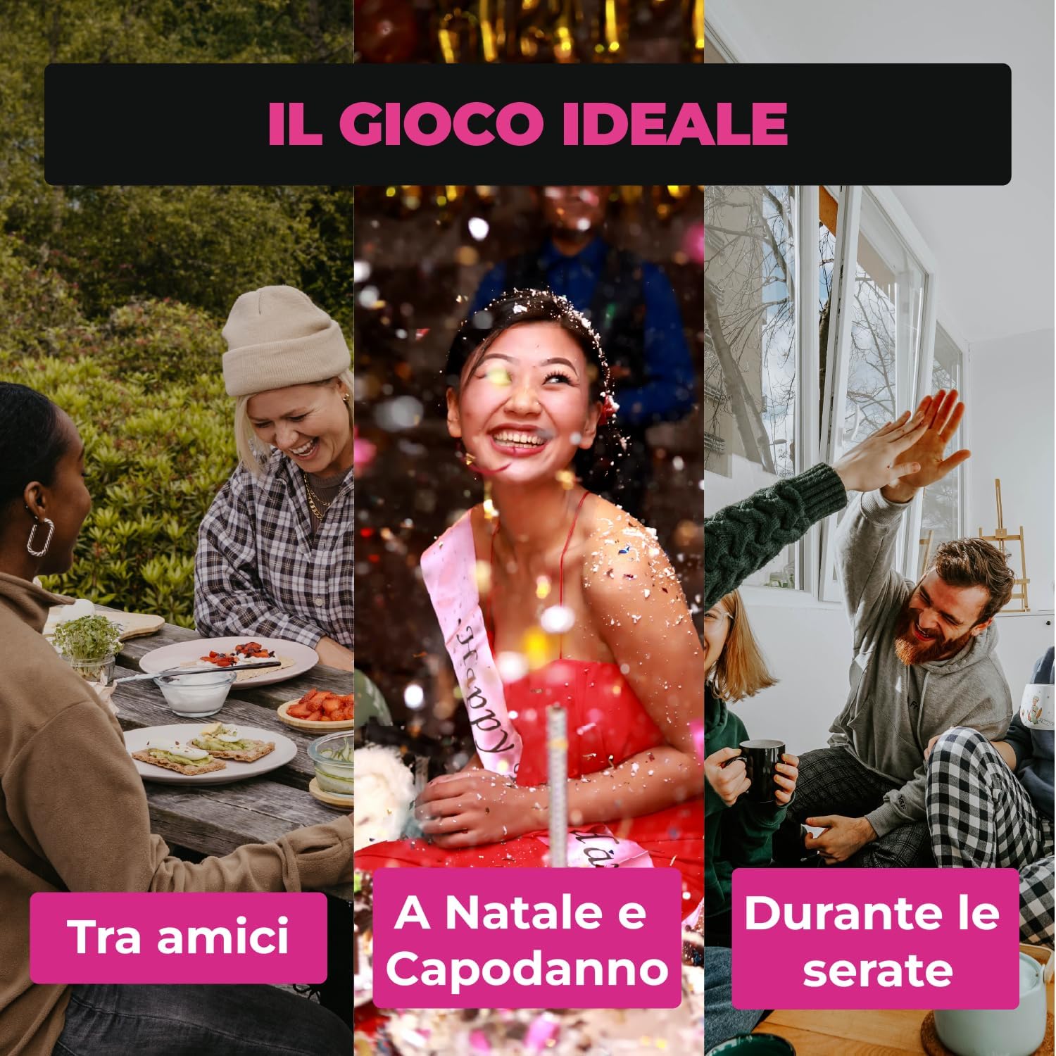 JUDUKU Vizio Capitale - Giochi da Tavolo- Giochi da tavolo adulti ideale per le serate tra amici - Giochi di società - Giochi di Carte Single Vizio Capitale