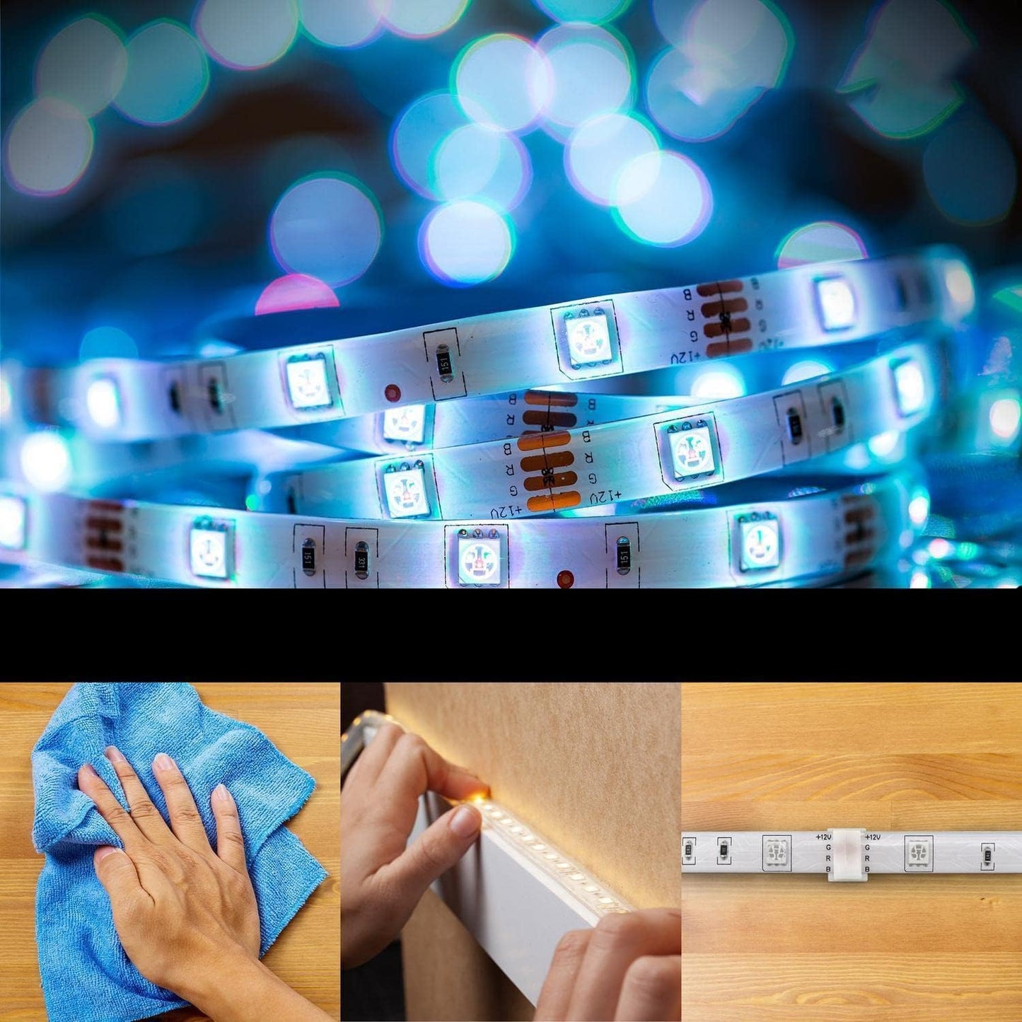 Nastro Luminoso Con Led Cambiacolore