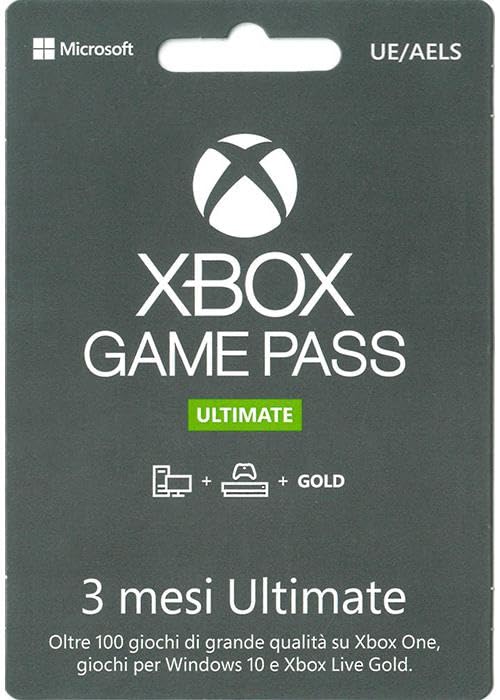 Microsoft Xbox Gamepass Ultimate 3 Mesi